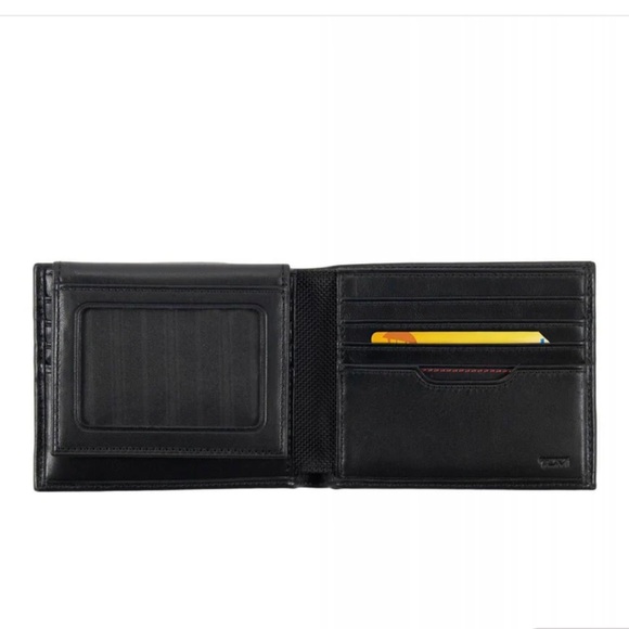 TUMI Men’s Delta RFID Global Removable Passcase ID Wallet Leather Black - Picture 4 of 16